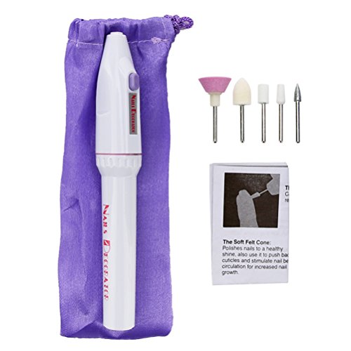 LAKIOMZ Taladro de uñas eléctrico lima de uñas taladro de manicura de uñas eléctrico portátil multiusos herramientas de arte de uñas archivo de taladro de uñas Cover