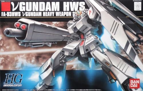 HGUC 機動戦士ガンダム 逆襲のシャア νガンダム (ヘビー・ウエポン・システム装備型) 1/144スケール 色分け済みプラモデルのサムネイル