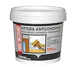Saratoga Z12 Pittura Antimuffa, Rivestimento Termoisolante con Microsfere, Anti Condensa e Anti Umidità, Previene Muffa e Macchie su Pareti Interne, 750 ml