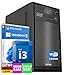 Produktbild Multimedia PC mit Intel Core i3 - Schneller Rechner + Computer für Büro & Home Office | 16GB RAM | 240GB SSD | DVD+RW | USB3.0 | WiFi 600 und Bluetooth 5 | Windows 11 Pro | 3 Jahre Garantie
