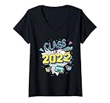 Photo Gallery donna classe di 2022 retro 90 s graduation senior 2022 laurea maglietta con collo a v Photo Gallery donna classe di 2022 retro 90 s graduation senior 2022 laurea maglietta con collo a v
