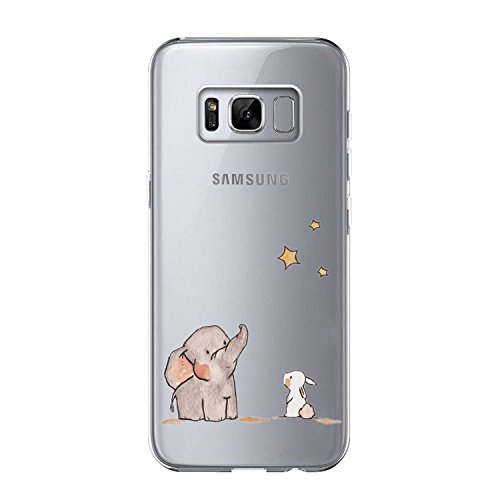 Case Samsung Galaxy S8, Pacyer TPU Protective Cover for S8 / S8 Plus (S8 Plus, Elephant)