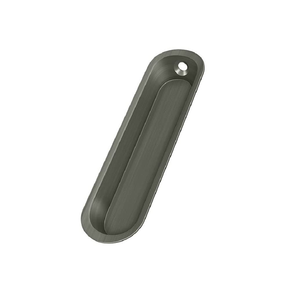 Tirador de latón macizo Deltana FP828U15A para sustitución de herrajes viejos