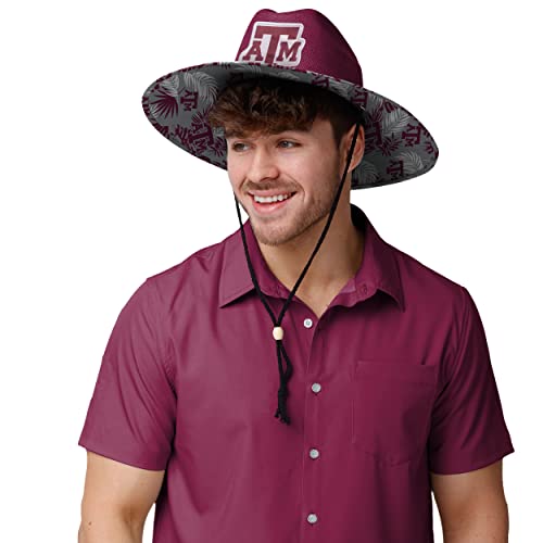 Image of FOCO Texas A&M Aggies NCAA Team Color Straw Hat