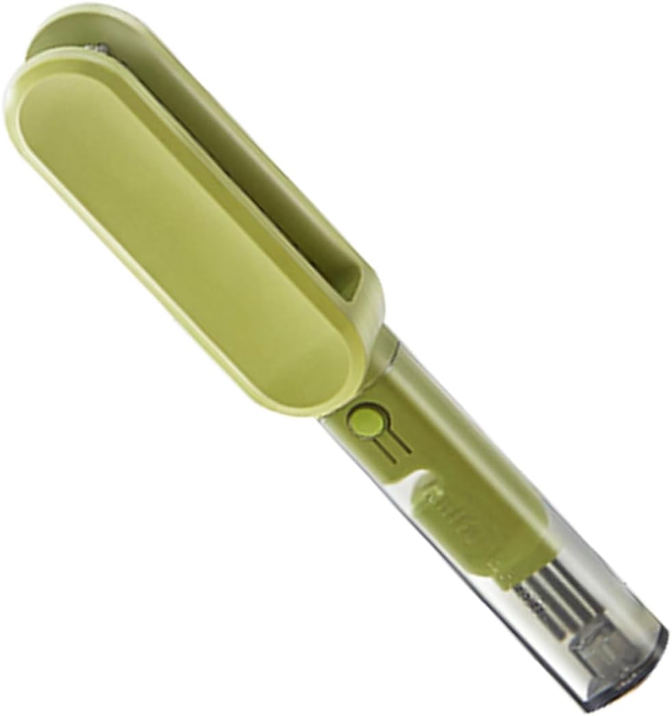 Multi-Functional Kitchen Cutlery Brush Cleaner with Sturdy Bristles for Easy Utensil Scrubbing Compact Design for Convenient Storage and Use Green Color