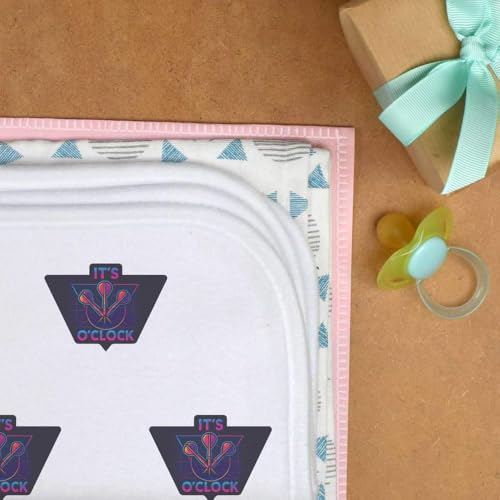 Azeeda 'It's Darts O'Clock' Baby Burp/Wash Cloth (BC00033461)3