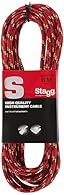 Stagg vintage tweed instrument cable S series Rohs compliant Colour red Stagg vintage tweed instrument cable S series Rohs compliant