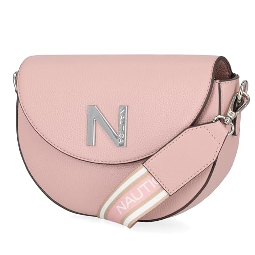Image of Nautica Delray Flap Crossbody Purse Womens Shoulder Bag, Magnetic Snap Closure Pocket, Small Travel Handbag, Adjustable Strap