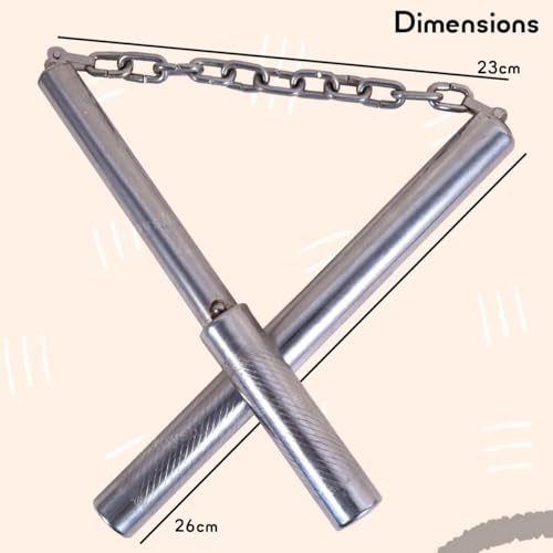 Image of GRS Best Stainless Steel Nunchaku Chen Xi for Martial Arts Nan-Chaku Steel