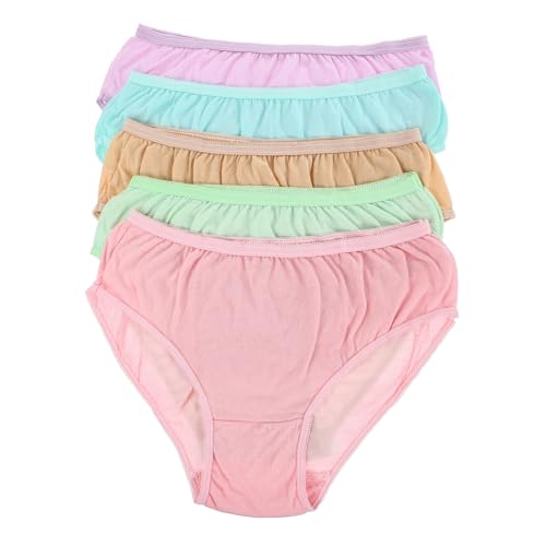 GOOHOCHY 5個 使い捨てパンティー レディースショーツハイウエスト ハイウエストの綿の下着 女性用 sauna bath towels 使い捨て下着 旅行パンティー コットン