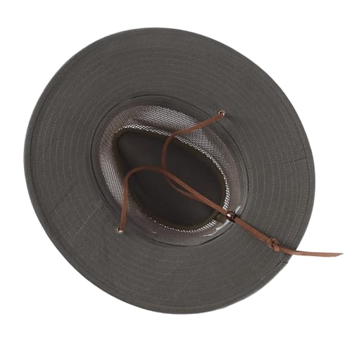 Image of Home Prefer Cotton Summer Fedora Hat Wide Brim Sun Hats for Men Women UPF 50+ Sun Protection Cap for Fishing Hiking