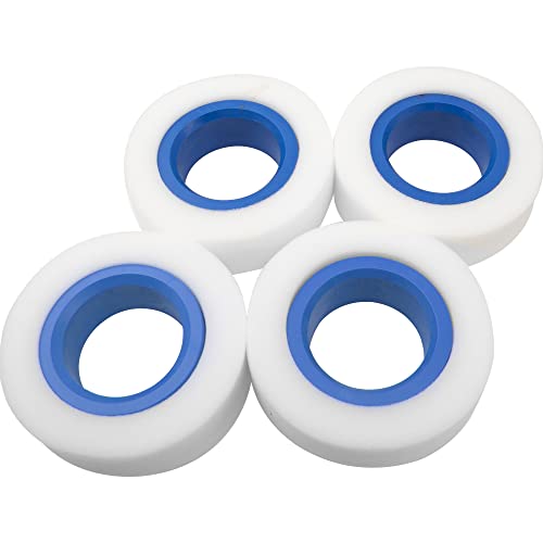 4Pack Sharegoo 1.9 Inches Tire Foam Dual Stage Rubber Inner & Foam Inserts Outer Foam Firm For 114-120Mm Tire Compatible With Axial Scx10 90046 Traxxas Trx4 Crawler Wheel (Blue) #TOP2