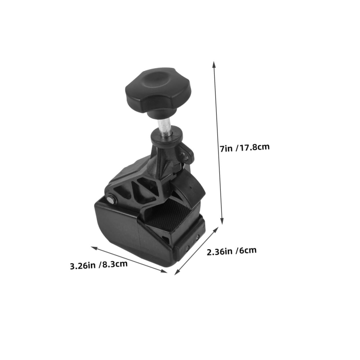 PRETYZOOM Smontagomme Manuale per Riparazione Pneumatici Auto, Morsetto Smontagomme in Plastico Nero, Design Compatto Portatile per Officina Professionale e Uso Onthego
