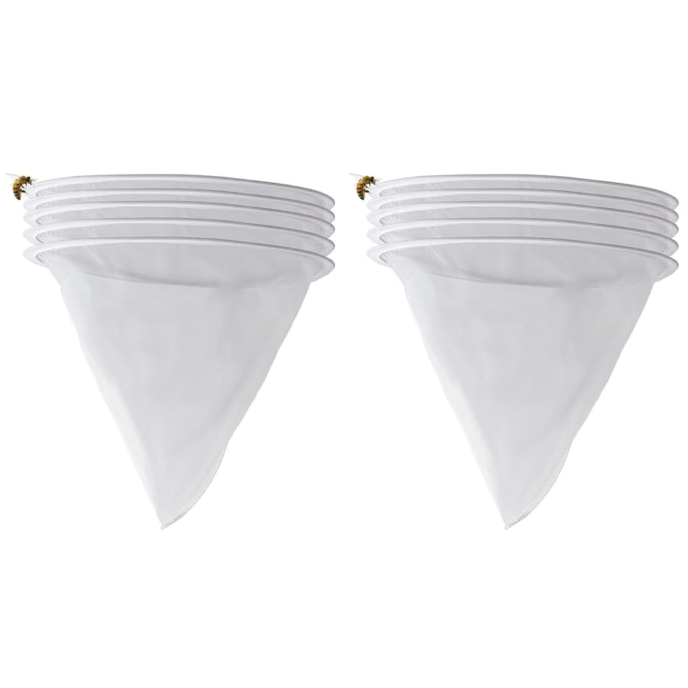 Aundhegrtt 5pcs Bee Honey Filter Bag Mesh Ultra-Fine Mesh Strainer Honey Filter Bags Apiary Equipment