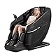 ROTAI Massagesessel Ganzkörpermassage, Zero Gravity, 3D-Mechanische Hände, Lendenwärme, Sprachfunktion, Fußrollenmassage, Intelligente Shiatsu-Massage (Schwarz)
