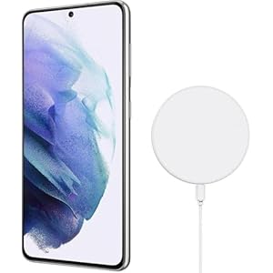 SAMSUNG Galaxy S21+ Plus 5G (128GB, 8GB) 6.7″ AMOLED 2X, Snapdragon 888, Global 5G Volte (GSM + CDMA) Factory Unlocked (AT&T, Verizon, T-Mobile, Metro) G996U (Wireless Charger Bundle, Phantom Black)