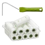 Die Walzen sind absolut flusenfrei, sowie beinahe völlig tropffrei und spritzfrei | Auch bei starker Belastung verfilzen die Walzen nicht