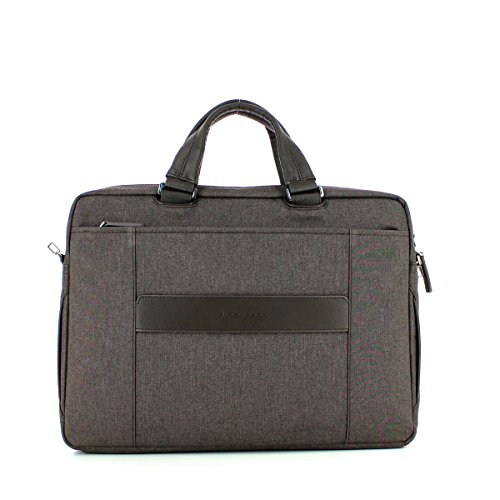 Piquadro Yukon Cartella, 41 cm, Testa di Moro