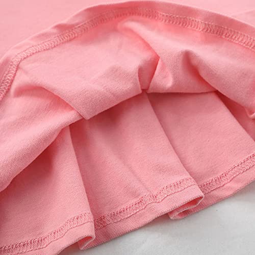 Toddler Baby Girls Pol𝐨 Dress Embroidered Short Sleeve Pleated Tennis Dress A-Line Playwear Sundress4