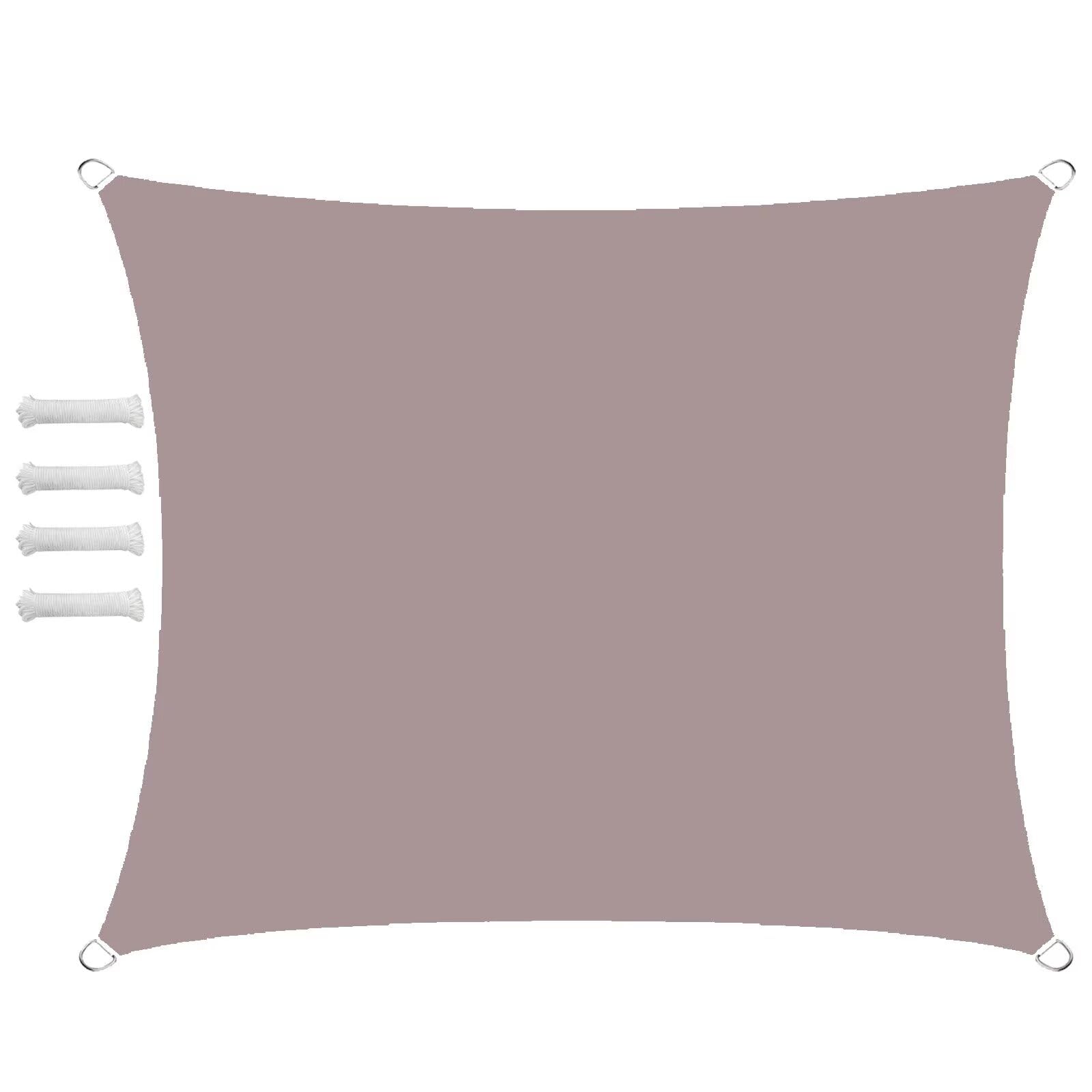 Voile d'ombrage carré 1x5,5 m imperméable pour balcon et terrasse