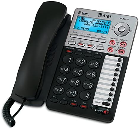 قیمت و خرید AT\u0026T ML17939 تلفن مفتول با 