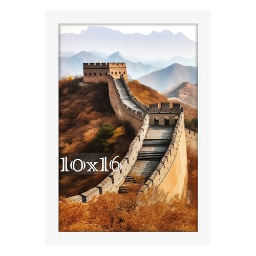 Picrit 10x16 Frame, Photo Frame for Wall Mounting Display, White