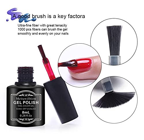 Miniatura 3 de Salón de manicura profesional DIY en casa UV LED Soak Off Esmalte de uñas de gel Barniz Marrón