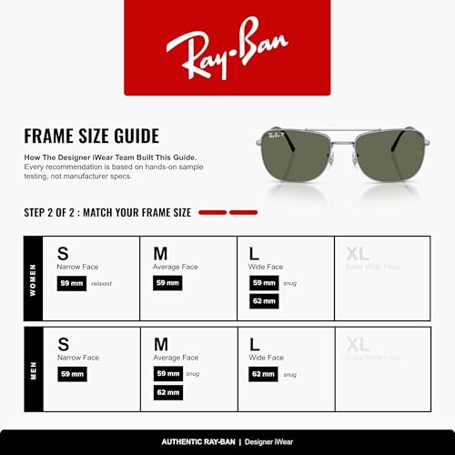 Image of Ray-Ban Unisex Rb3755 Rectangular Sunglasses