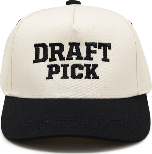 Kids 2 Tone Trucker Snapback Hat - Draft Pick - Black/Beige