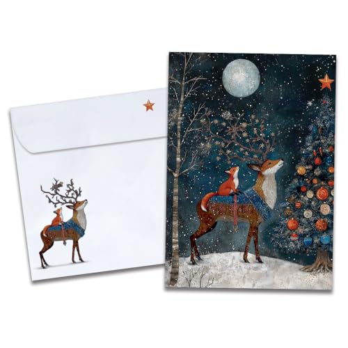 Tree-Free Greetings - G߂̃O[eBOJ[h - A[gtfUC - J[h1 + ̕ - č - 100%Đ - 5 x 7C` - ̂悤ȕsvc (VO80729)