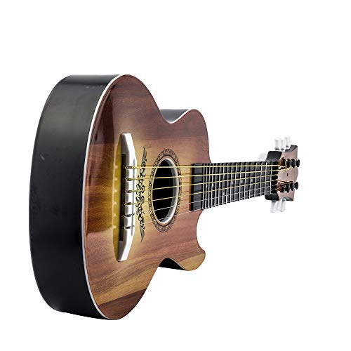 Liberty Imports 23" Acoustic Guitar, Kids 6 String Toy Guitar - Realistic Steel Strings - Beginner Practice First Musical Instrument For Children, Toddlers (Brown) #TOP1