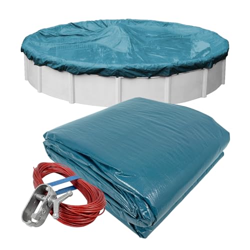 Robelle 5818-4-ROB 12 Year Galaxy Winter Cover, 18-ft. Round Pool, 04-Galaxy by Robelle - Used condition - CA$84.60