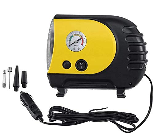 Tyre Inflator Digital Auto Car Tyre Pump Portable Air Compressor with 35L/Min Air Flow and LED Light Car Air Pumps Air Compressor Portable Single Cylinder Inflator LED Light Car Corded Tire Pump