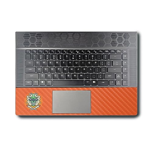 Image of MightySkins Carbon Fiber Skin Compatible with Alienware X16 R1 (2023) Full Wrap Kit - Smoke Skull | Protective, Durable Textured Carbon Fiber Finish | Easy to Apply & Change Styles | Made in The USA