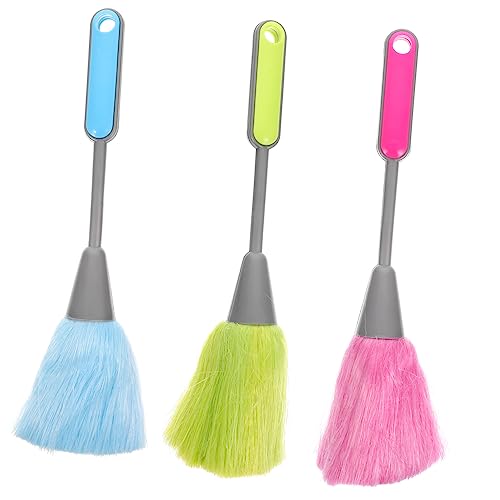 Mipcase 3pcs Cleaning Brush Keyboard Cleaner Keyboard Brush Crevice Keyboard Brush Cleaner Groove Clean Keyboard Brush Table Dust Brushes Keyboard Static Brush Mini Plastic