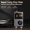 HiFi MP3 Player with Bluetooth, Lossless DSD DAC High Resolution Portable Digital Audio Music Player, Bi Directional Bluetooth5.3, Built in 16GB Memory, Support Up to 256GB