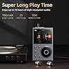 HiFi MP3 Player with Bluetooth, Lossless DSD DAC High Resolution Portable Digital Audio Music Player, Bi Directional Bluetooth5.3, Built in 16GB Memory, Support Up to 256GB