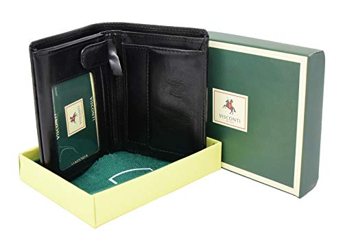 Portefeuille en cuir homme Toronto grand format multi-compartiments