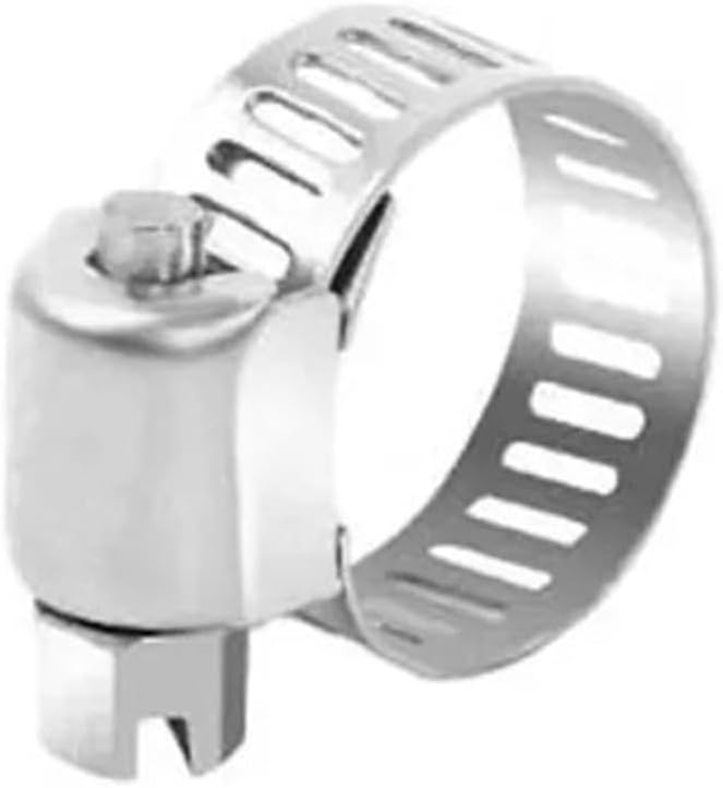 20pcs/60pcs Hose Clamps Assortment Kit Stainless Steel Adjustable 1/4''-1-1/2'' (6-38mm) Swivel Metal Fuel(20pcs 21-38mm)