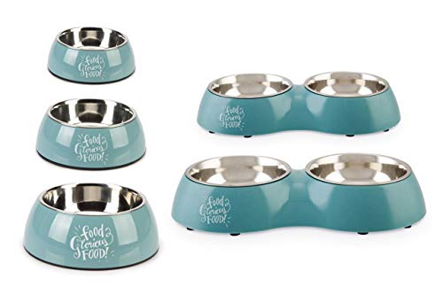 Beeztees K&Bz Bz PL Ciotola per Cani Glorious Blue 18 630 g