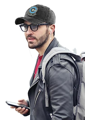 Image of ALLNTRENDS Capsule Corp Washed Pigment Dyed Baseball Cap
