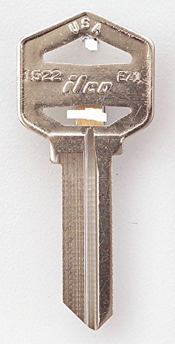 Key Blank, Brass, Type EZ1, PK10