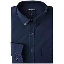 PASHARTUK Wrinkle Free Regular Fit Mens Button Down Shirts Long Sleeve Dress Shirts for Men