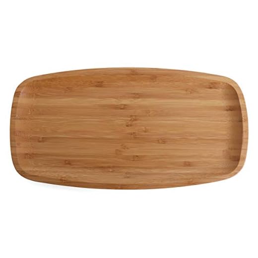 Belari 14" Bamboo Plate Set - Bamboo Reusable Plates - Rectangle Bamboo Plates - Wood Plates Dinnerware - Bamboo Dinner Plates - Bamboo Dinnerware Set - Eco Friendly Plates (32 Pack / 14" Rectangle)