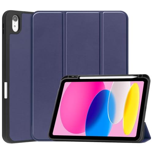 Coque iPad 11 2025 anti-rayure bleue : protégez votre tablette A16