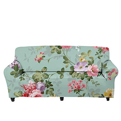 Uniceu Chinese Ink Painting Flowers Print Stretchable Sofa Cover Soft Elastic Spandex Fabric Home Decoration Accessories Sofa Slipcover Couch Cushion #TOP5