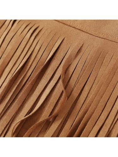 Women’S Casual A-Line Mini Skirt with Spliced Tassel Designer High Waist Chic Slimming Skirt2