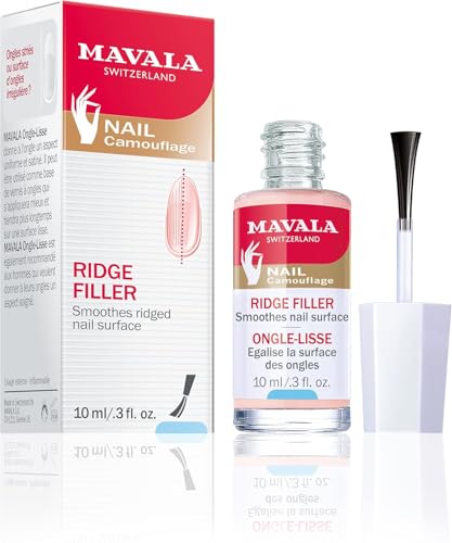MAVALA Base Coat, Ridge Filler for a Smooth Nail Surface | Satiny, Matte Finish | Prolongs Duration...