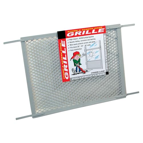 Prime-Line PL 15515 Screen Door Grill for 30 in. Door Gray Poly (Single Pack)