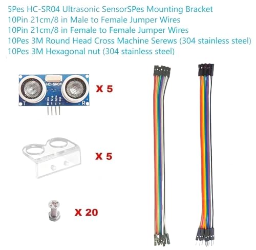 Mtdele MTD006 5 Pcs Hc-Sr04 Ultrasonic Sensor thumb #2